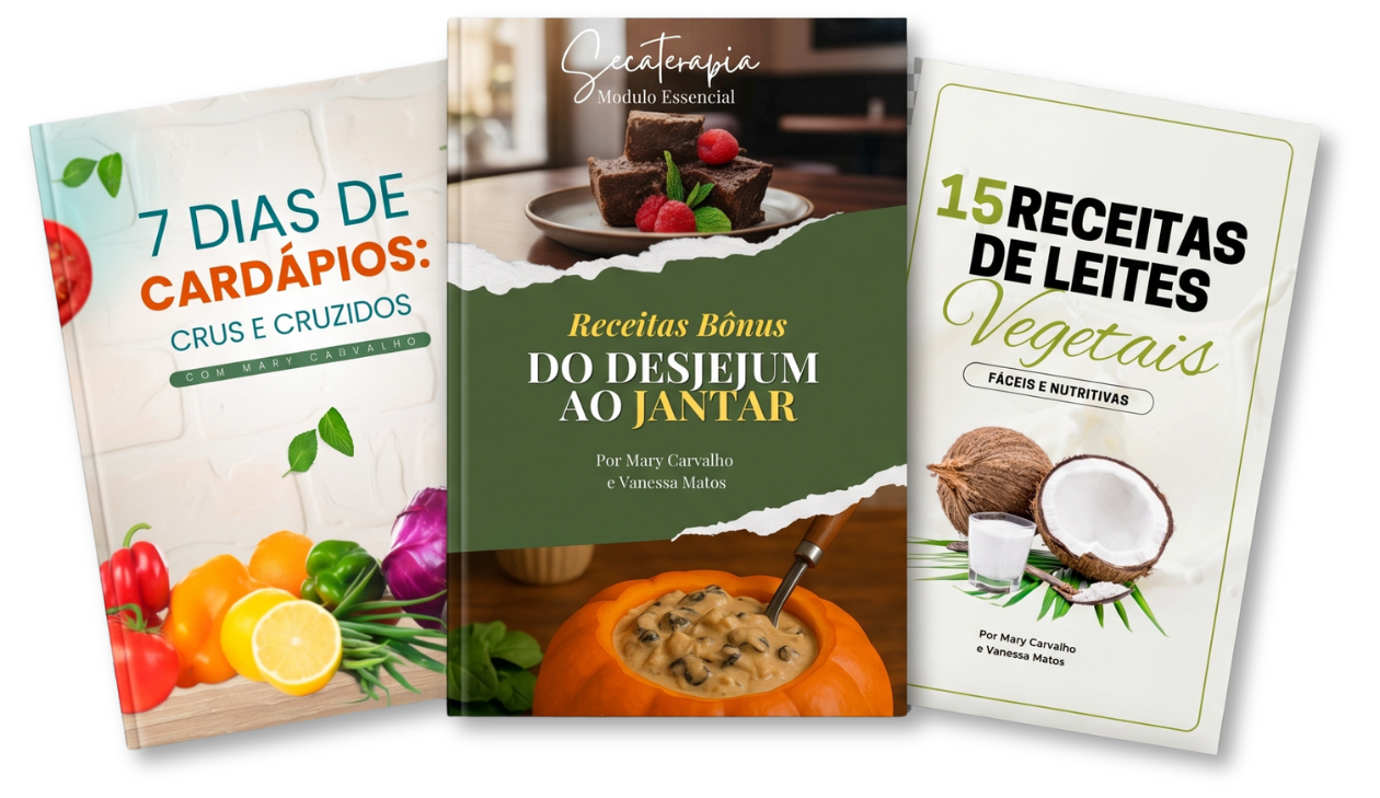 Os três e-books da coleção Vida na Cozinha